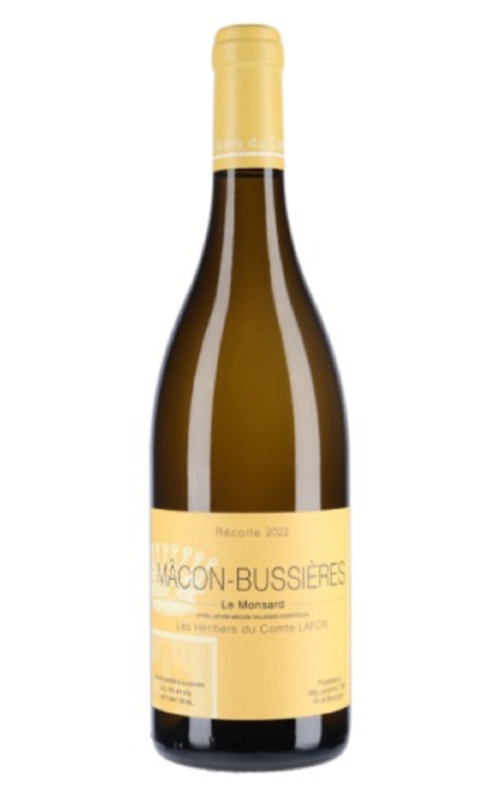 Les Heritiers du Comte Lafon Macon Bussieres Le Monsard Blanc 2022 拉馮伯爵繼承者 馬貢 布賽爾 夢莎 白酒