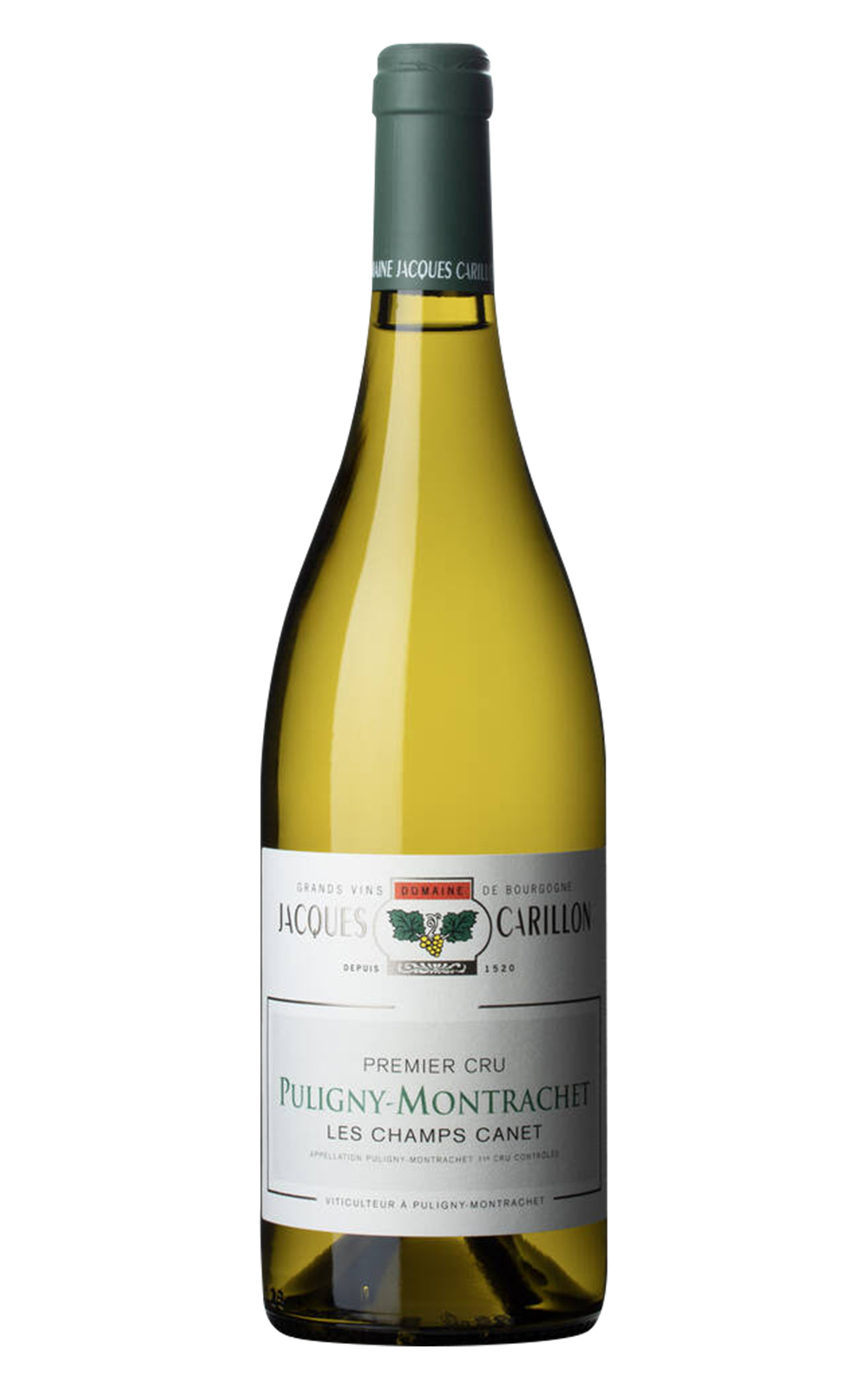 Domaine Jacques Carillon Puligny Montrachet 1er Cru Les Champs Canet Blanc 2016 賈克 卡里庸酒莊 普里尼蒙哈榭 香卡內 一級園白酒