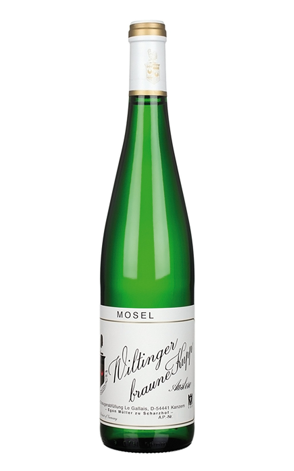 Egon Muller Le Gallais Mosel Wiltinger Braune Kupp Auslese 2018 依貢米勒酒莊 加萊莊園 維廷根 褐庫普 特選晚摘白酒
