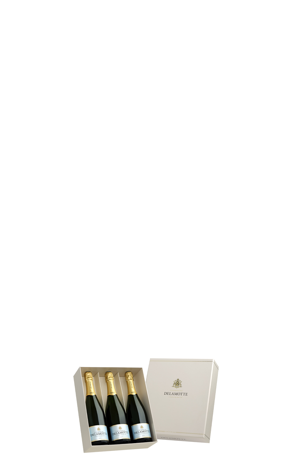 Champagne Delamotte Brut Gift Box 750ml 3 NV 黛拉夢香檳 經典不甜香檳禮盒 750ml 3