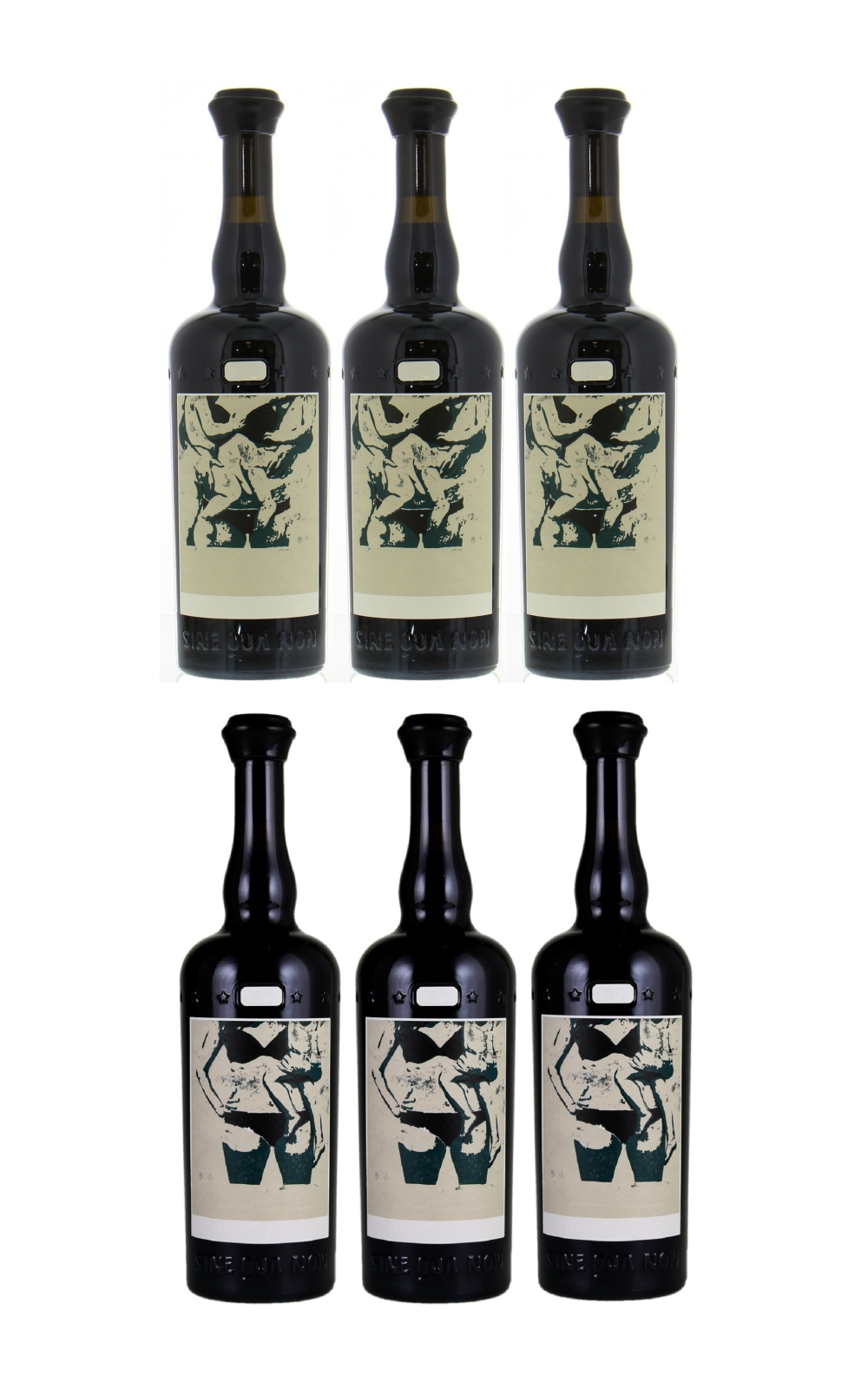 Sine Qua Non Le Supplément Syrah Jusqu a l os Grenache 6 Bottles Set 2013 辛卡儂酒莊 補遺 希哈 深刻入骨 格那希紅酒 六入木箱收藏組