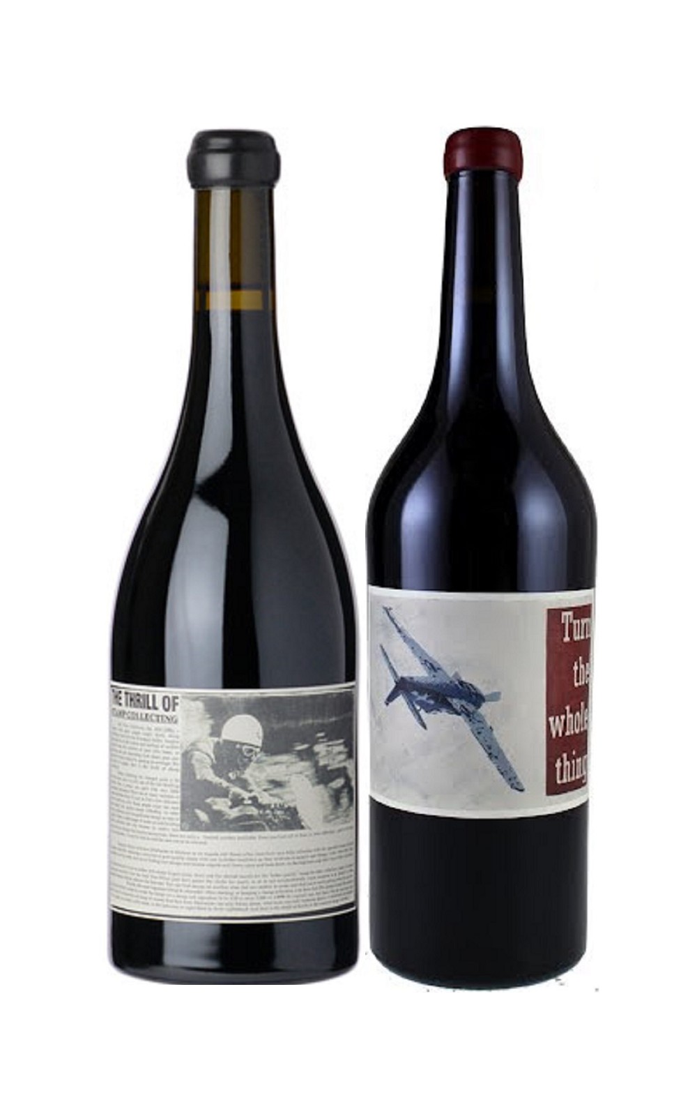 Sine Qua Non The Thrill of Stamp Collecting Syrah Upside Down Grenache 2 Bottles Set 2009 辛卡儂酒莊 收集成狂 希哈 顛倒世界 格那希紅酒 二入木箱收藏組