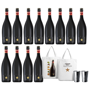 Estrella Damm-Inedit Set（750ml*12 + bag*1 + cup*2）