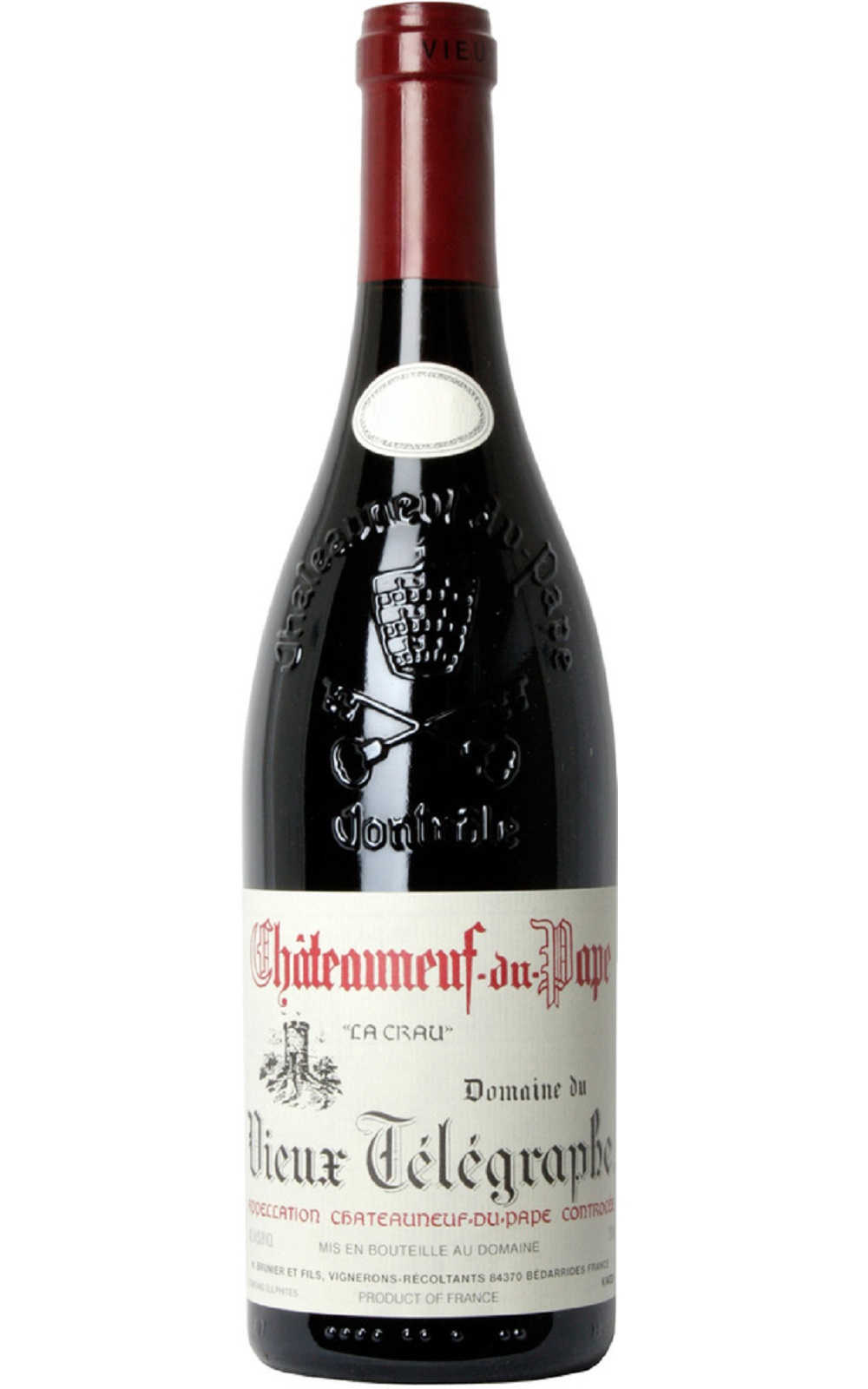 Domaine du Vieux Telegraphe La Crau Chateauneuf du Pape Rouge 2012 老電報酒莊 克勞園 教皇新堡紅酒