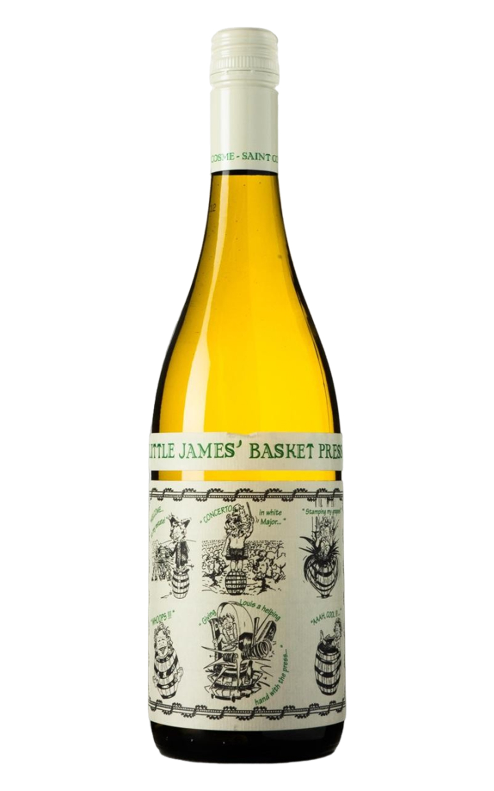 Chateau de Saint Cosme Little James Basket Press Blanc 2019 聖可姆酒莊 小詹姆士 白酒