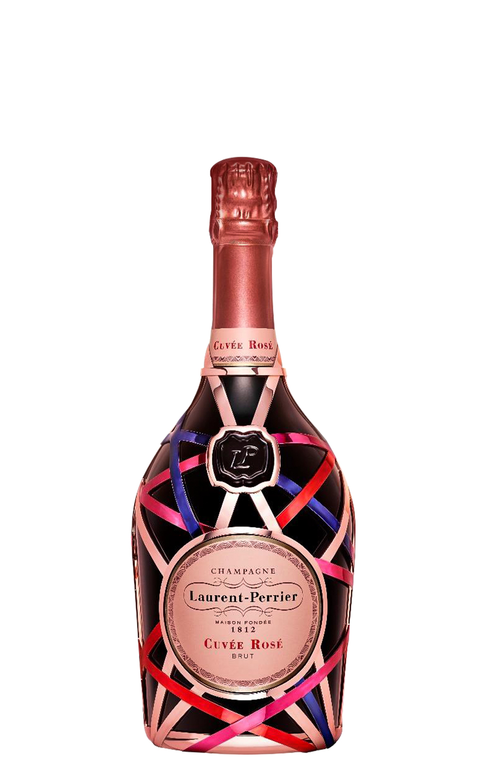 Champagne Laurent Perrier Cuvee Rose Brut Ribbons Limited Edition NV 羅蘭香檳 玫瑰珍釀 不甜粉紅香檳 彩緞之華限定版