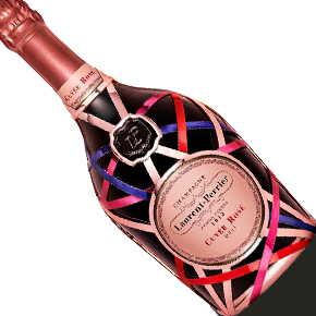 Champagne Laurent-Perrier-"Cuvée Rosé" Brut (Ribbons Limited Edition)