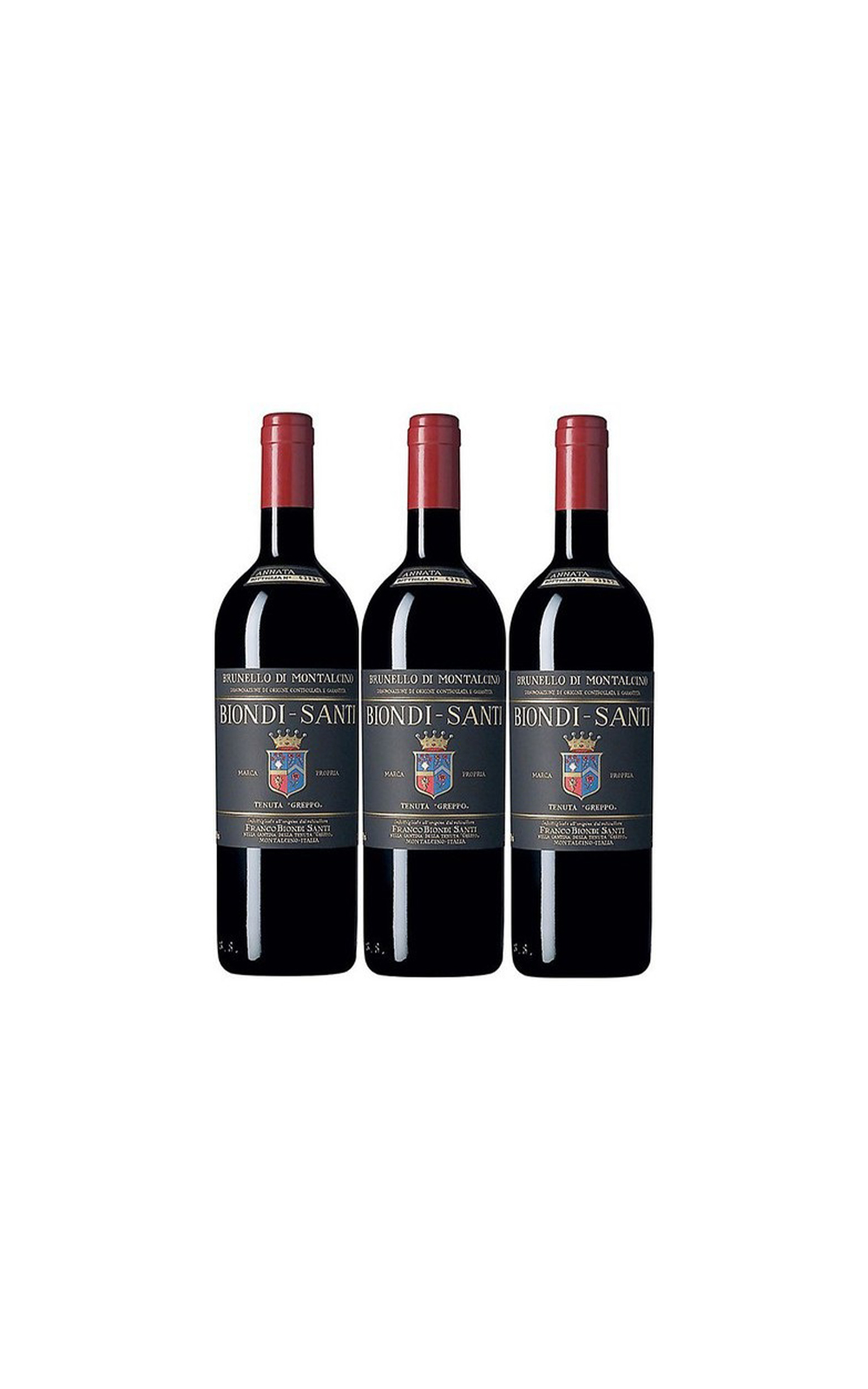 Biondi Santi Brunello di Montalcino Annata 6 Bottle Set 2007 2008 2010 NV 畢昂迪 山弟酒莊 蒙塔奇諾布魯內洛原廠木箱6瓶組 2007 2008 2010 750ml各2瓶