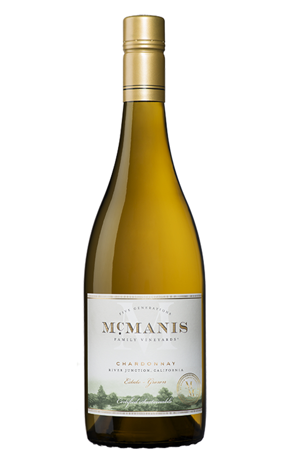 McManis Family Vineyards River Junction Chardonnay 2020 美尼斯家族酒莊 夏多內白酒