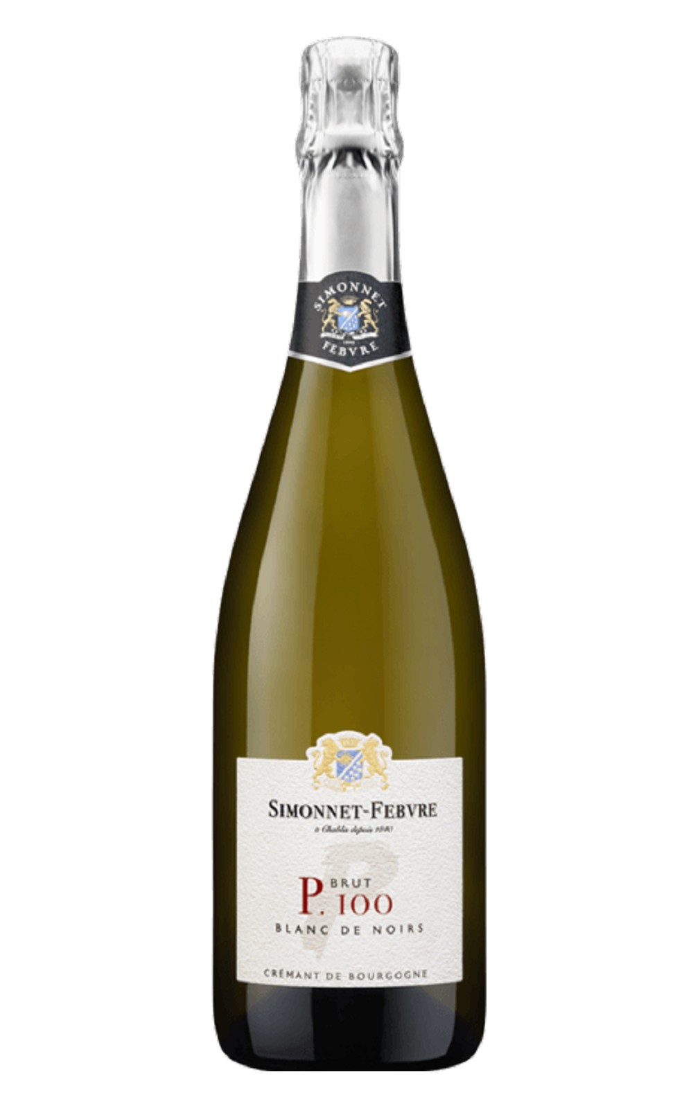 Simonnet Febvre P100 Cremant de Bourgogne Blanc de Noirs Brut NV 西蒙 法勃酒莊 P100 布根地黑中白不甜氣泡酒