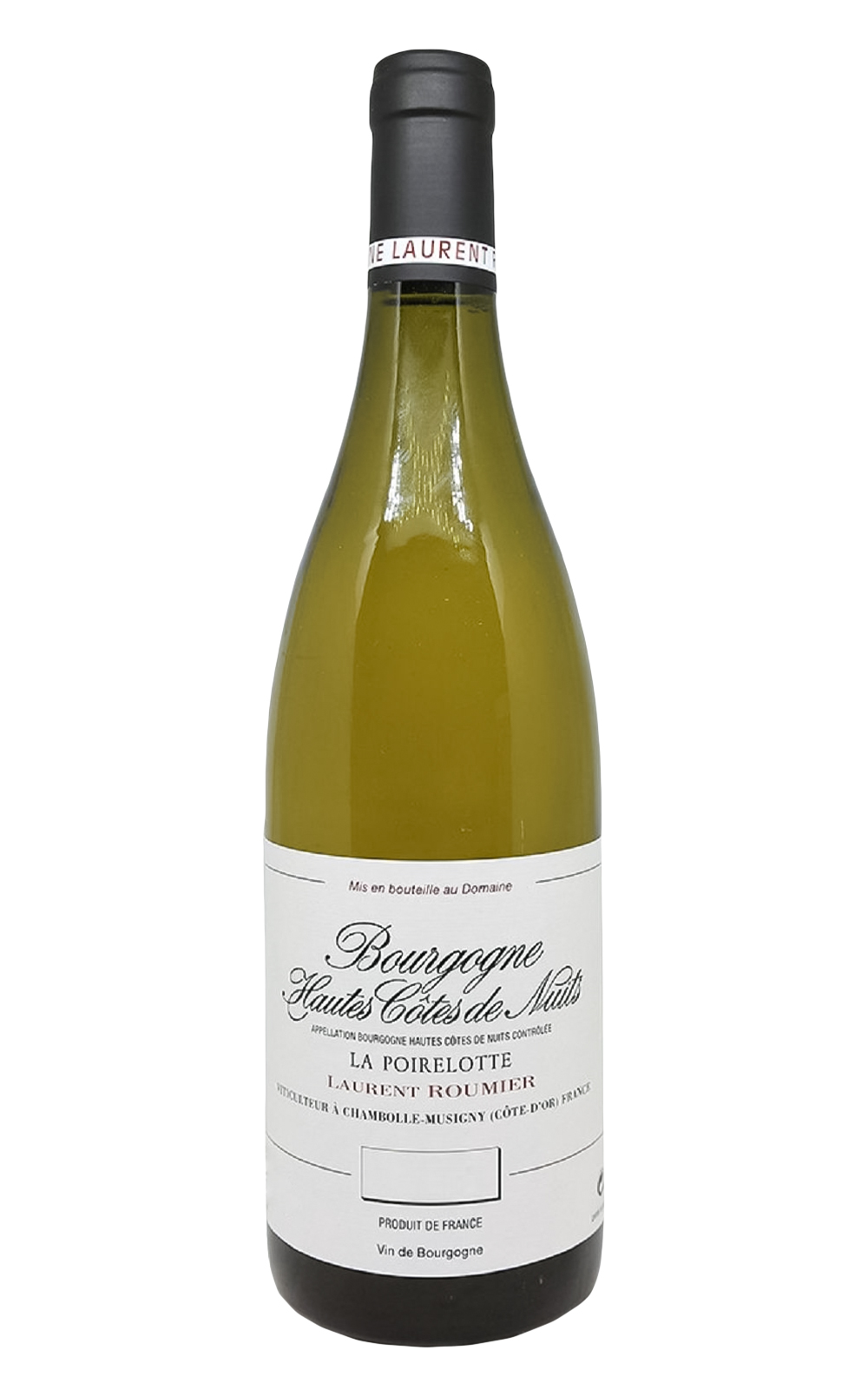 Domaine Laurent Roumier Bourgogne Hautes Cotes de Nuits La Poirelotte Blanc 2018 羅蘭 胡米耶酒莊 布根地 上夜丘 潘洛特 白酒