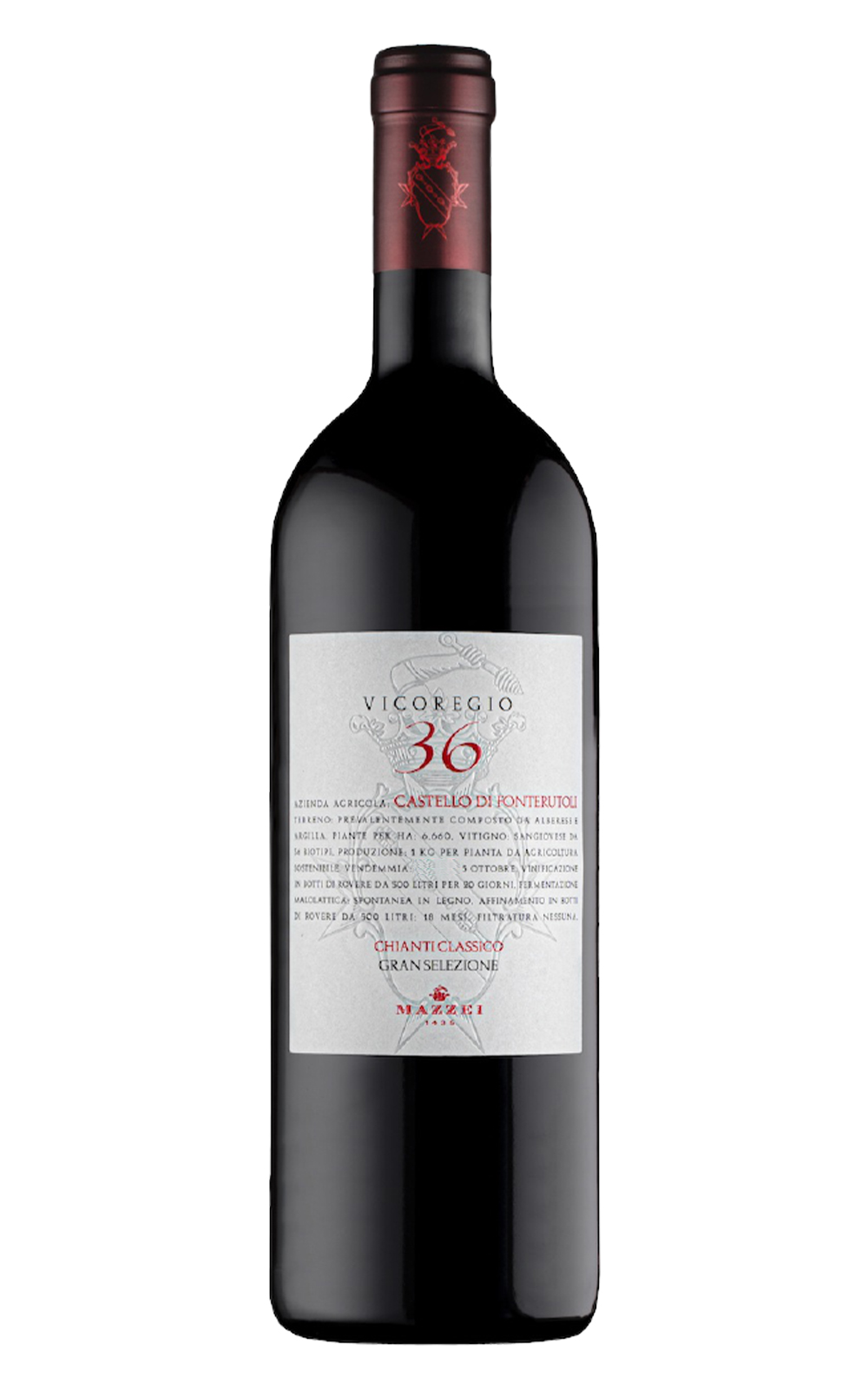 Mazzei Vicoregio 36 Chianti Classico Gran Selezione 2018 瑪翠酒莊 維科雷吉歐 36 古典奇揚地特選紅酒