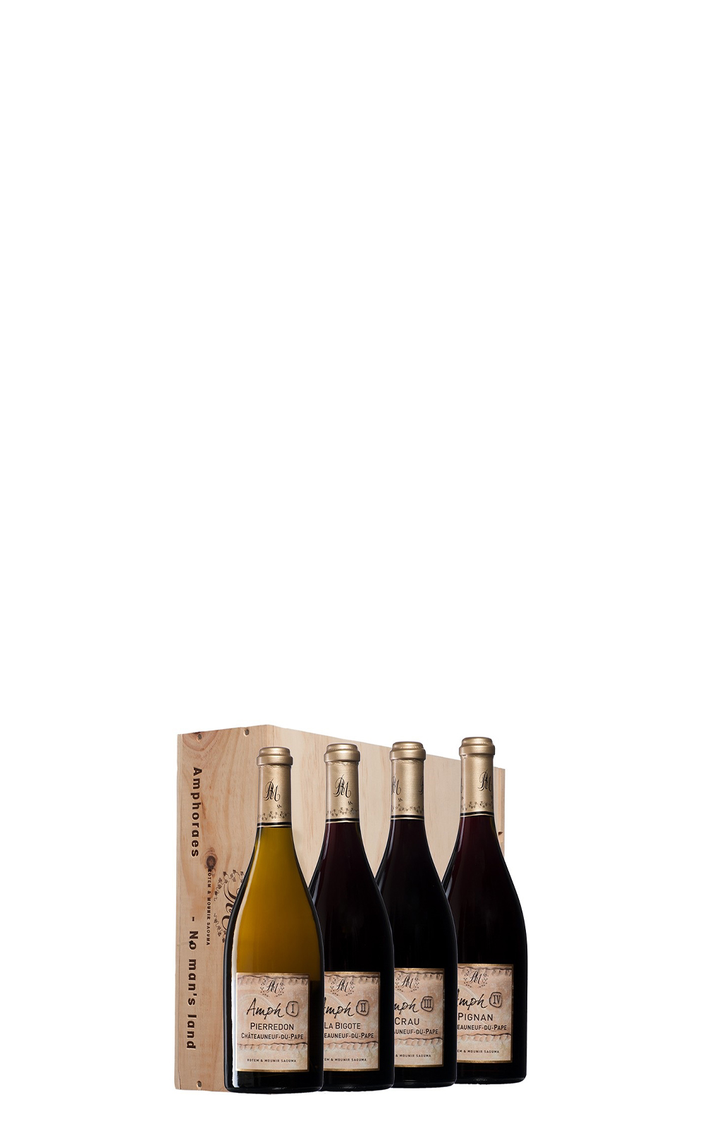 Rotem Mounir Saouma Vinifie en Amphores Chateauneuf du Pape Set 750ml 4 2014 索瑪夫妻酒莊 陶甕系列 教皇新堡套組 附原木箱 750ml 4