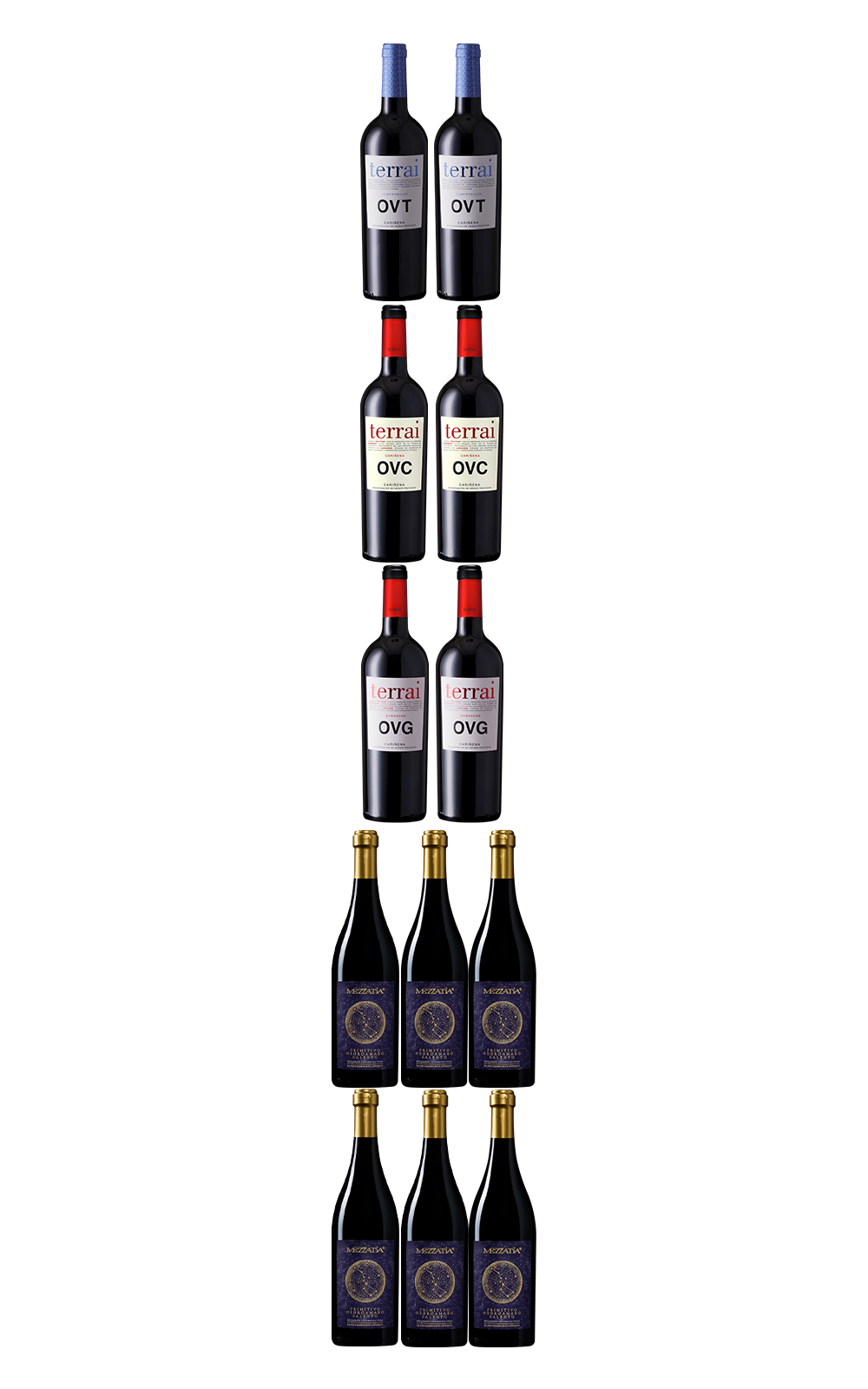 iCheers Special Set Mezzatia Bodegas Covinca Set Mezzatia Primitivo Negroamaro 6 Covinca OVC 2 OVG 2 OVT 2 NV 愛酒窩特惠組 美加緹 柯美卡酒莊 紅酒套組 750ml 12