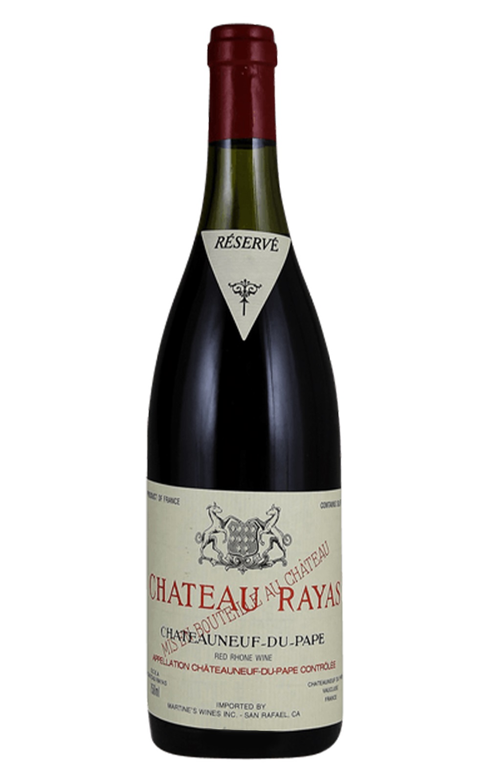 Chateau Rayas Chateauneuf du Pape Reserve 2012 海雅堡 教皇新堡紅酒