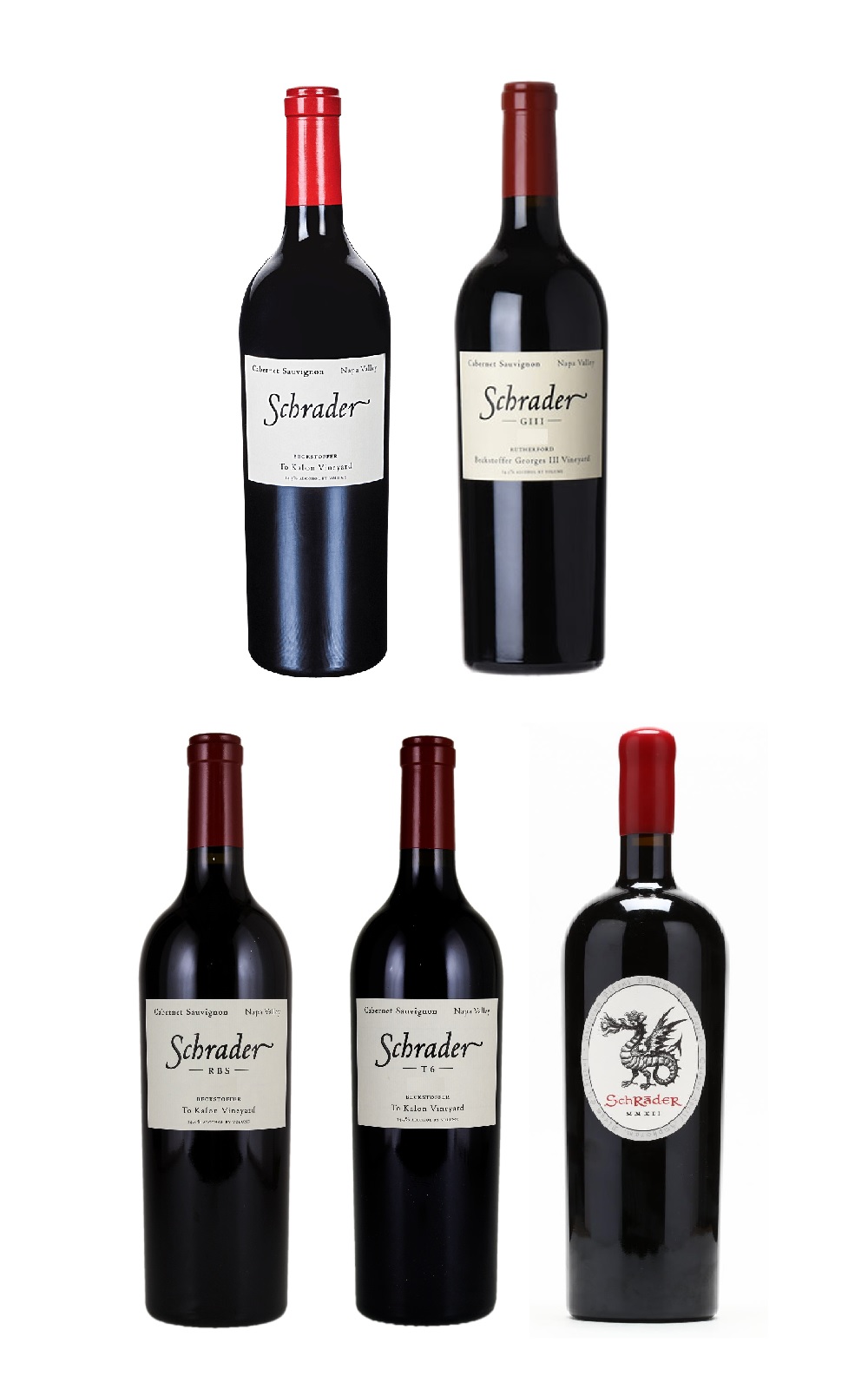 Schrader Cellars Old Sparky 5 Bottle Set NV 噴火龍酒莊 噴火龍火焰 五瓶套組