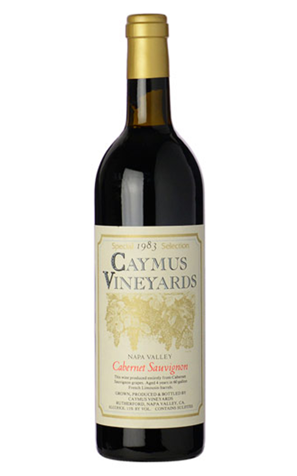 Caymus Vineyards Special Selection Cabernet Sauvignon 1983 開木斯酒莊 頂級特選卡本內蘇維濃紅酒
