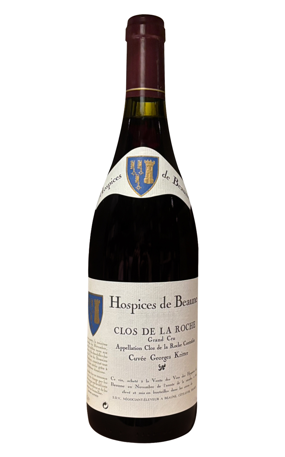 Domaine Viticole Hospices Civils de Beaune Clos de la Roche Cuvee Georges Kritter Grand Cru 2004 伯恩濟貧院特釀 羅希園 喬治 克特特釀 特級園紅酒