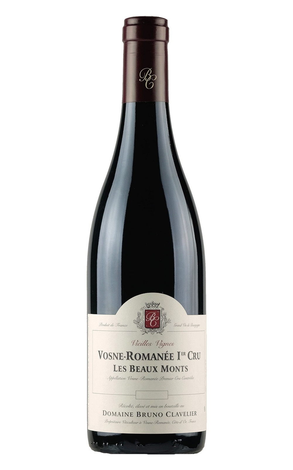 Domaine Bruno Clavelier Vosne Romanee 1er Cru Les Beaux Monts Vieilles Vignes 2016 布魯諾 克拉夫列酒莊 馮內侯瑪內 伯蒙 一級園 老藤紅酒