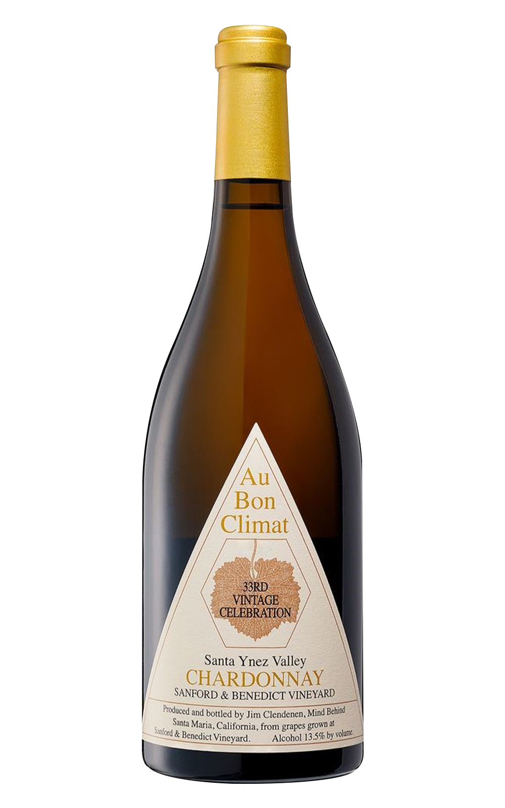 Au Bon Climat Sanford Benedict Vineyard 33rd Vintage Celebration Santa Ynez Valley Chardonnay 2018 ABC酒莊 聖福與班尼迪克園 33週年紀念 聖伊內斯谷 夏多內白酒