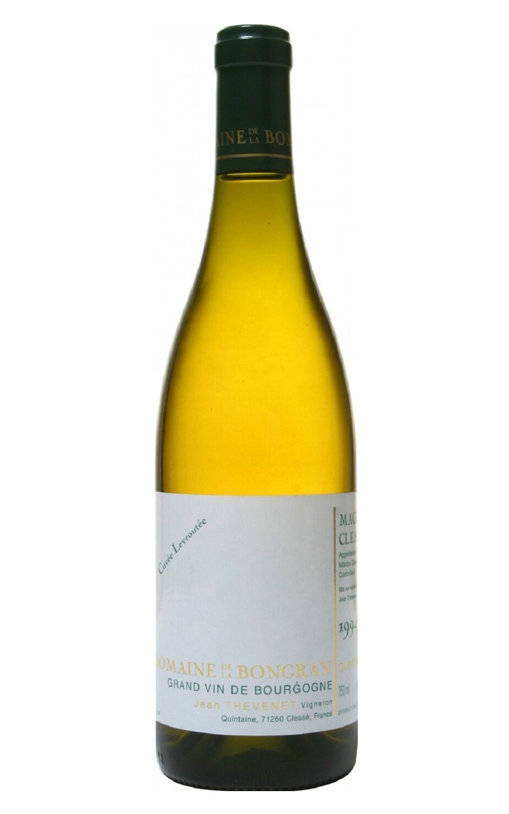 Domaine de la Bongran Vire CleSSe Cuvee Levroutee 2006 朋恭酒莊 維列克雷榭 左旋 貴腐甜白酒