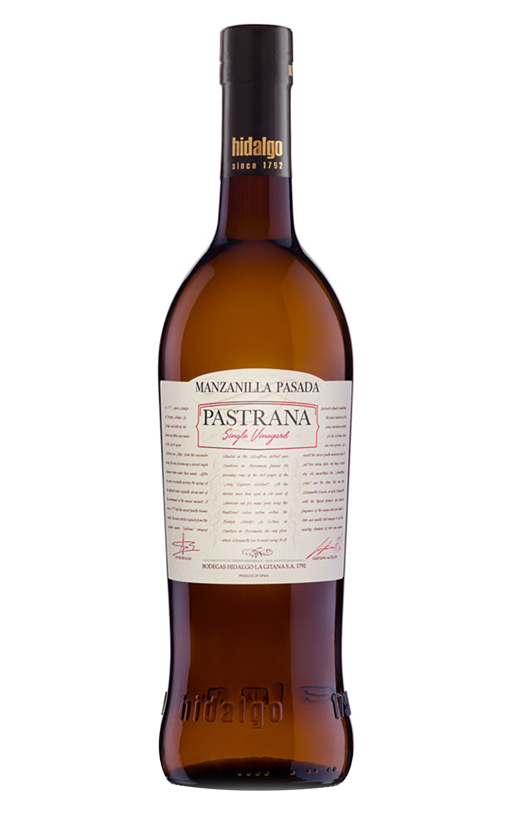 Bodegas Hidalgo Pastrana Manzanilla Pasada NV 西達歌酒莊 帕斯塔納 曼薩尼亞雪莉酒