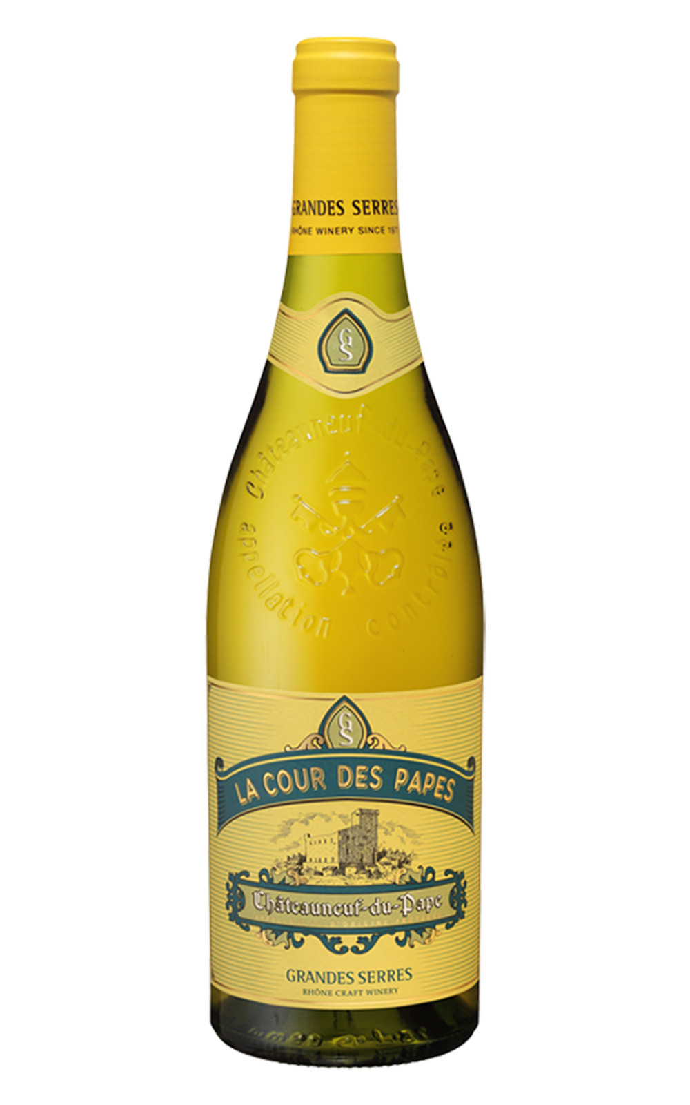 Grandes Serres La Cour des Papes Châteauneuf du Pape Blanc 2018 葛朗賽爾酒莊 教皇法院園 教皇新堡白酒