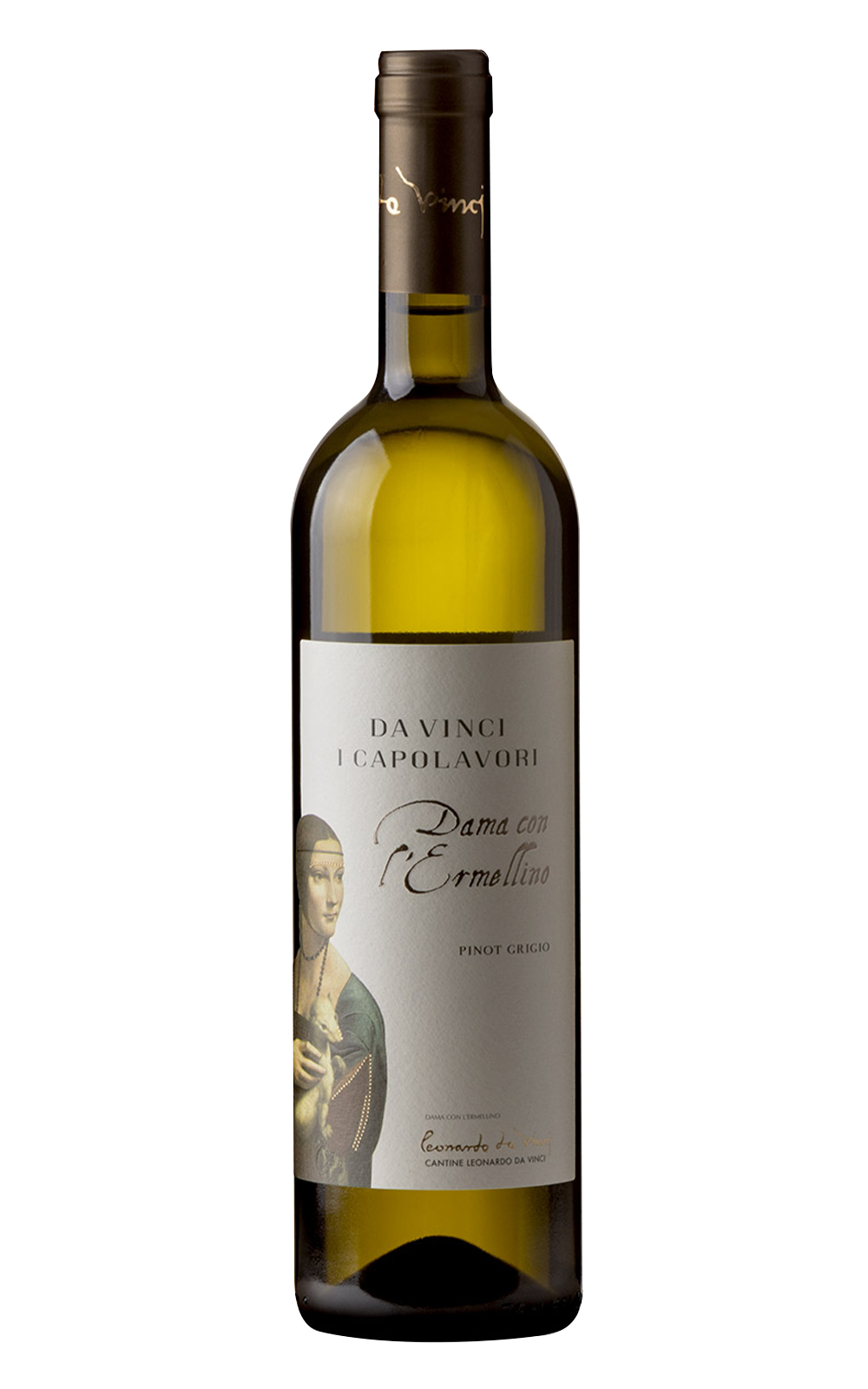 Leonardo da Vinci Da Vinci I Capolavori Dama con l Ermellino Pinot Grigio 2022 李奧納多 ‧ 達文西酒莊 傑作系列 抱著銀貂的女子 灰皮諾白酒
