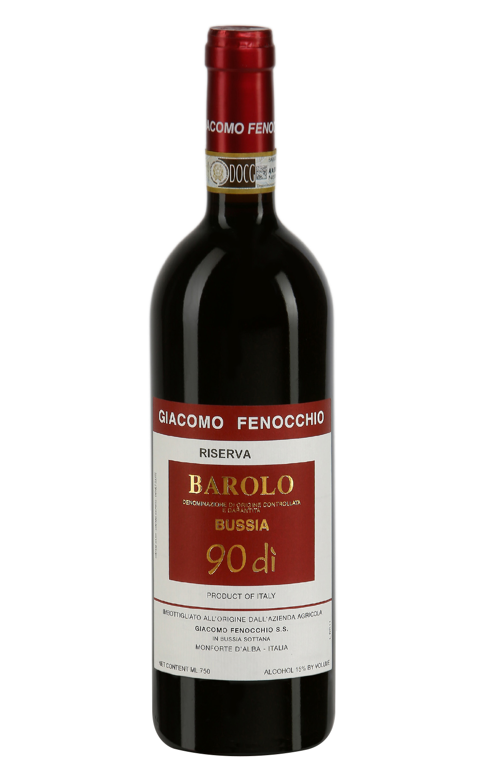 Giacomo Fenocchio Barolo Bussia 90 Di Riserva 2016 賈柯莫 費諾喬酒莊 90天 巴羅洛陳年紅酒
