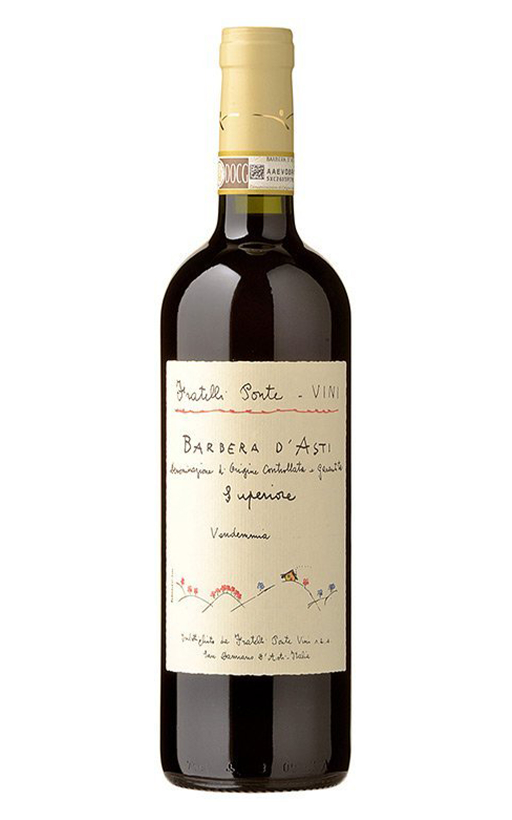 Fratelli Ponte Barbera d Asti Superiore 2020 龐德兄弟酒莊 阿斯提巴貝拉紅酒