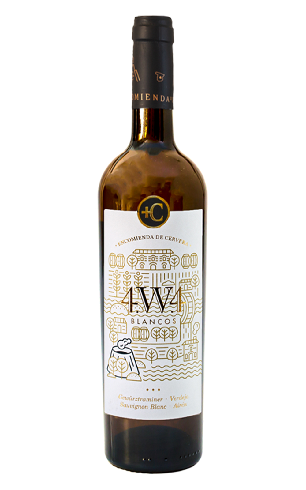 Encomienda de Cervera 4W4 Blancos 2021 賽維拉火山酒莊 4W4 混釀白酒