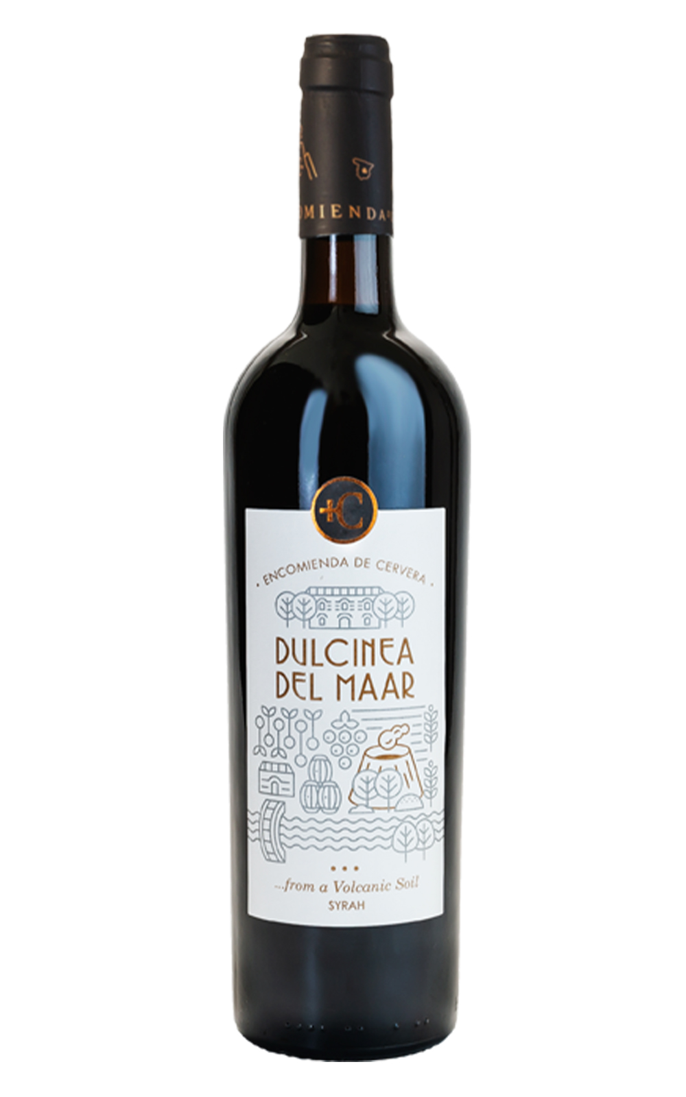 Encomienda de Cervera Dulcinea del Maar Syrah 2017 賽維拉火山酒莊 唐吉軻德的女朋友系列 希哈紅酒