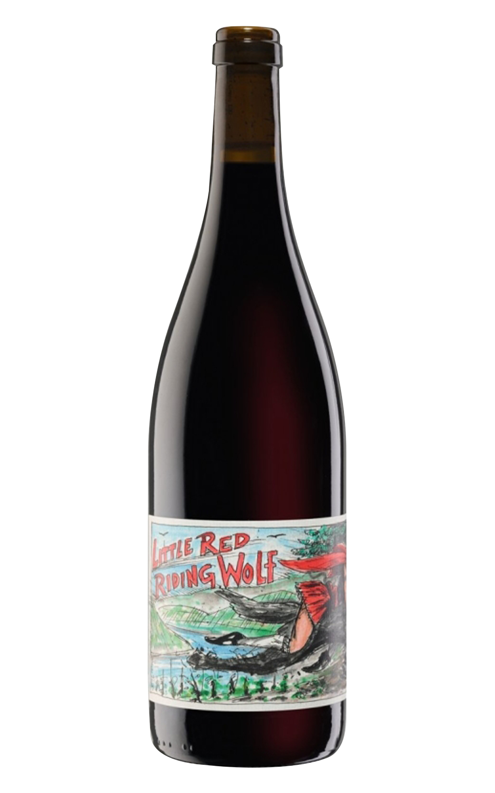 Staffelter Hof Little Red Riding Wolf Austrian Flag Version NV 史丹菲特荷夫酒莊 小紅帽 紅酒 奧地利國旗酒標特別版
