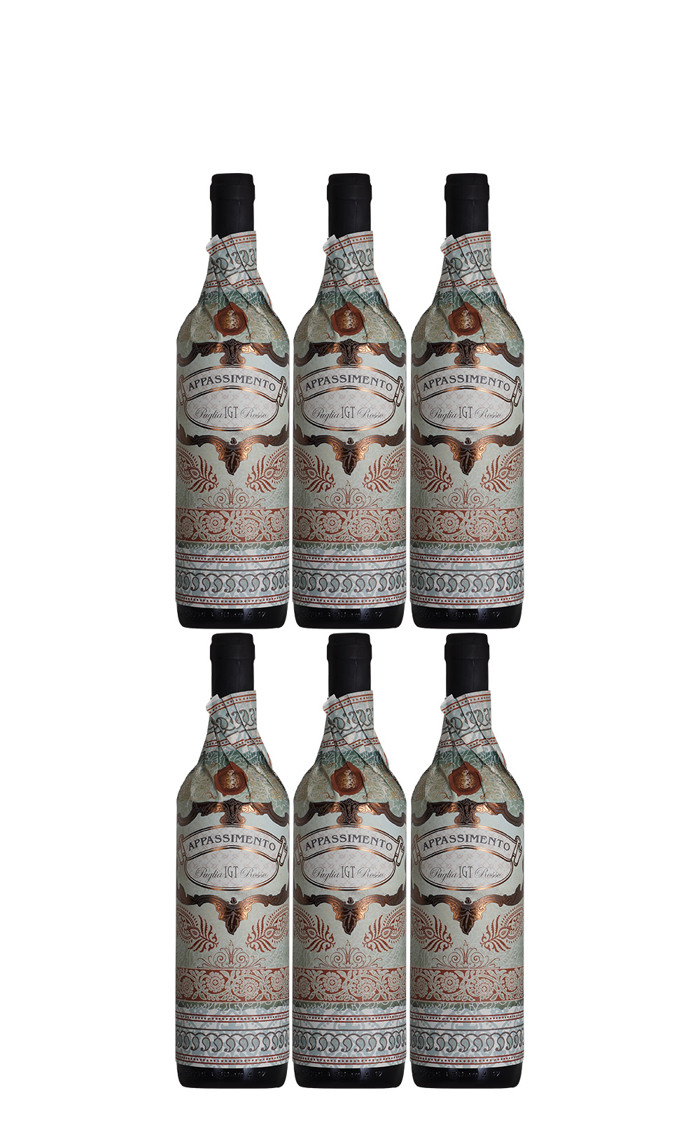 Botter Wines Appassimento Puglia 6 Bottle Set 750ml 6 NV 博特酒莊 普利亞特釀風乾紅酒6瓶組 750ml 6