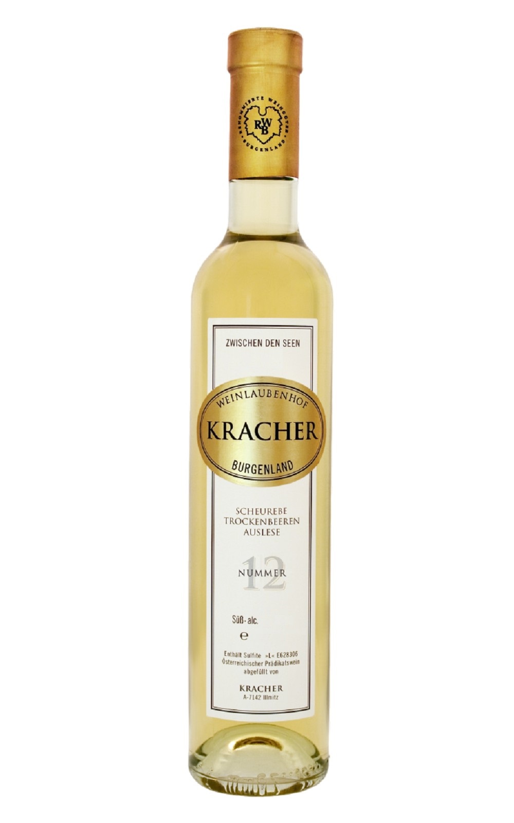 Weinlaubenhof Kracher Zwischen den Seen Nummer 12 Scheurebe Trockenbeerenauslese 2006 克羅采酒莊 湖間系列 12號 休蕾柏 TBA貴腐甜白酒