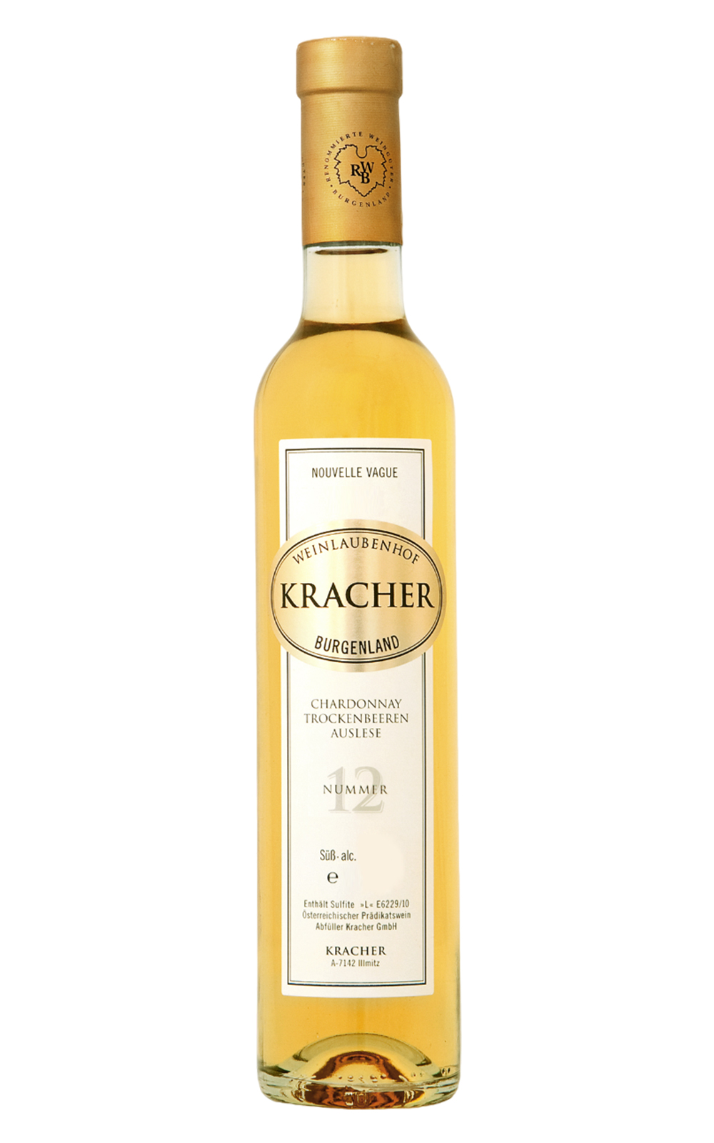 Weinlaubenhof Kracher Nouvelle Vague Nummer 12 Chardonnay Trockenbeerenauslese 2008 克羅采酒莊 新潮系列 12號 夏多內 TBA貴腐甜白酒