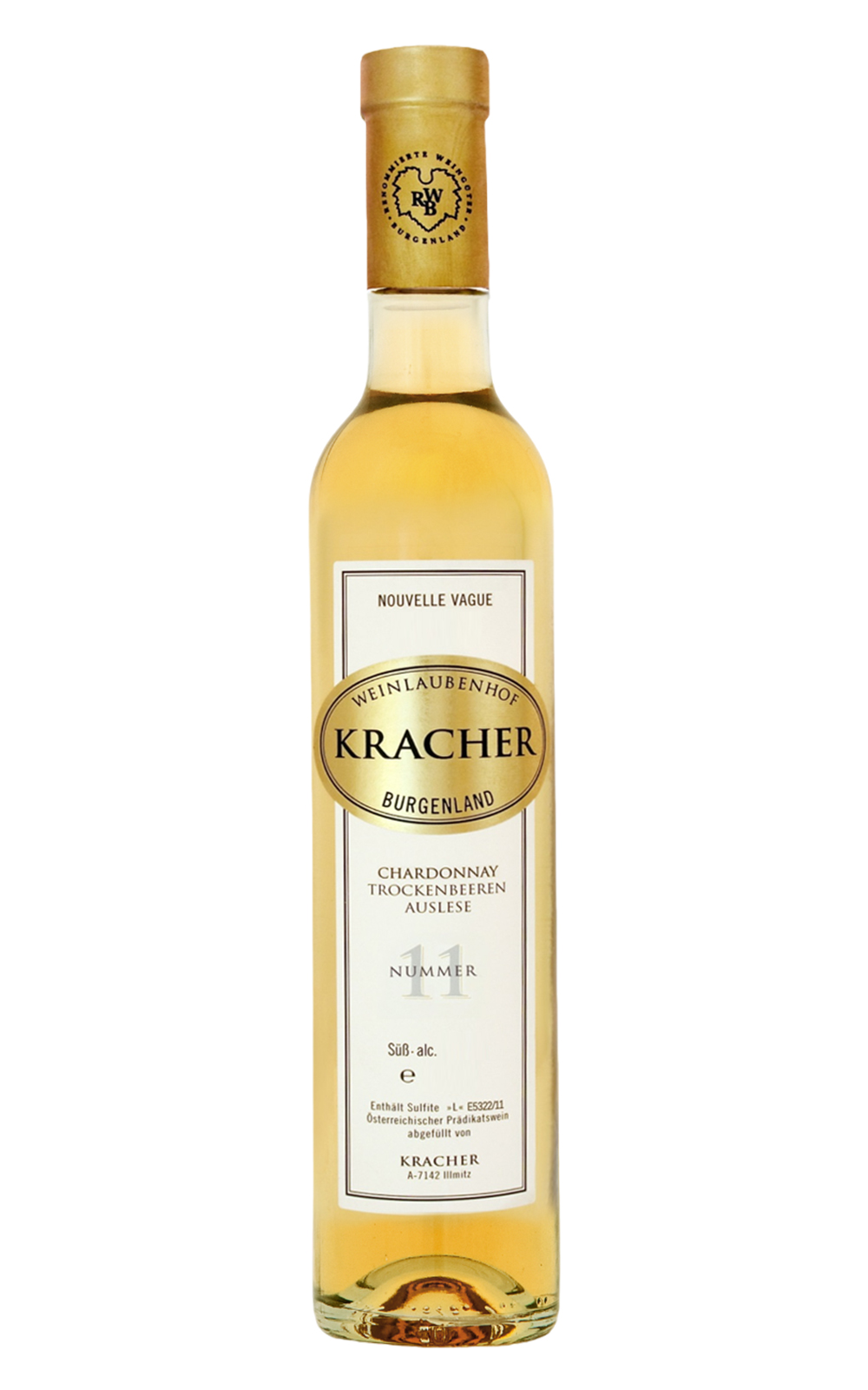 Weinlaubenhof Kracher Nouvelle Vague Nummer 11 Chardonnay Trockenbeerenauslese 2009 克羅采酒莊 新潮系列 11號 夏多內 TBA貴腐甜白酒