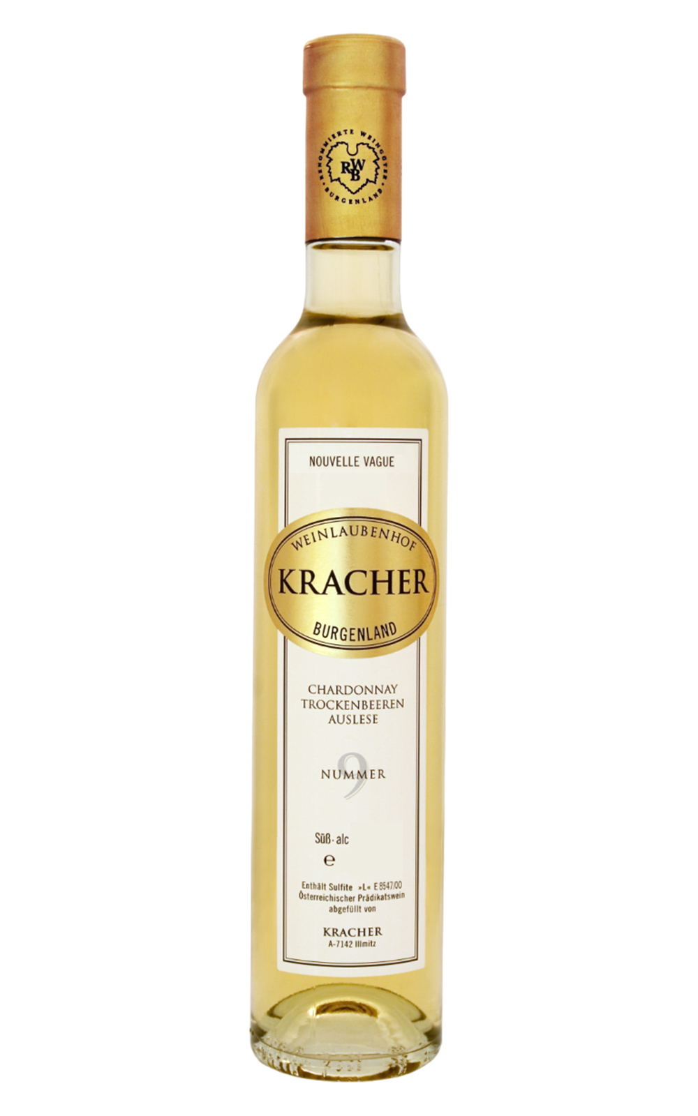 Weinlaubenhof Kracher Nouvelle Vague Nummer 9 Chardonnay Trockenbeerenauslese 2002 克羅采酒莊 新潮系列 9號 夏多內 TBA貴腐甜白酒