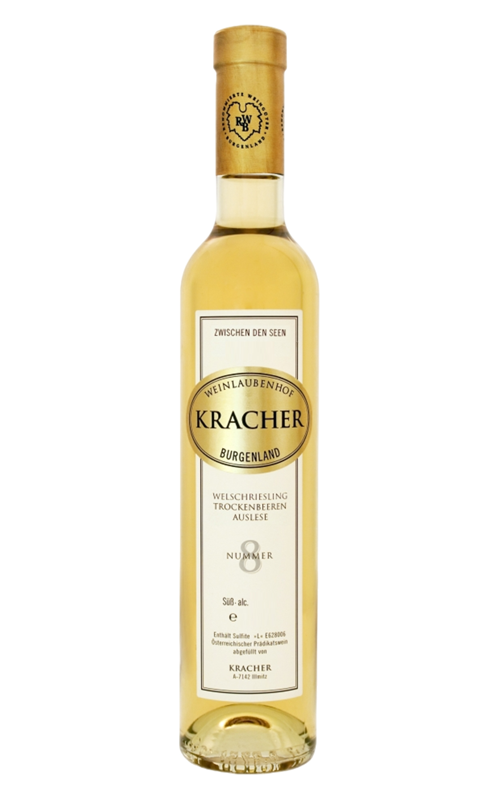Weinlaubenhof Kracher Zwischen den Seen Nummer 8 Welschriesling Trockenbeerenauslese 2005 克羅采酒莊 湖間系列 8號 微絮麗絲玲 TBA貴腐甜白酒