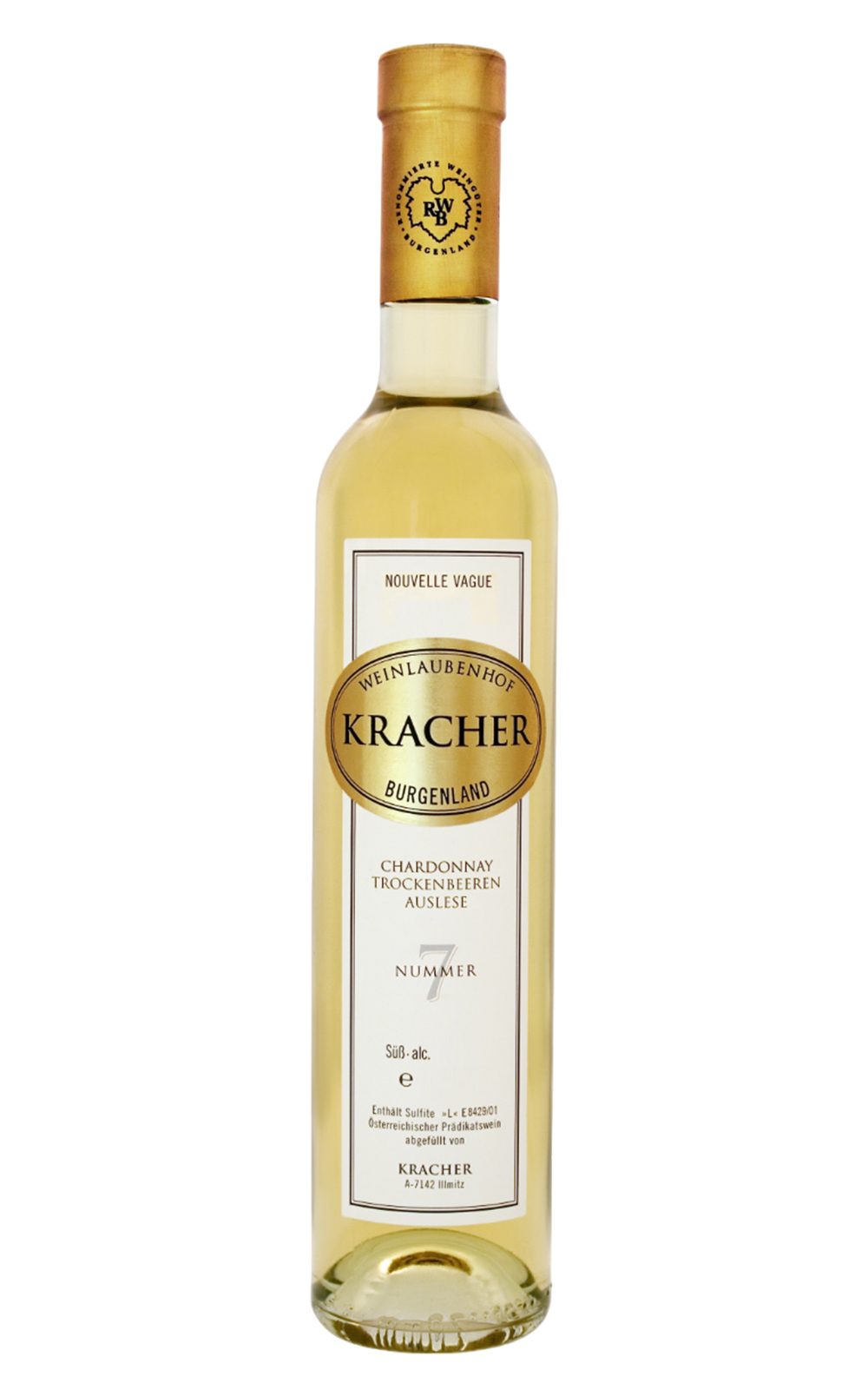 Weinlaubenhof Kracher Nouvelle Vague Nummer 7 Chardonnay Trockenbeerenauslese 1999 克羅采酒莊 新潮系列 7號 夏多內 TBA貴腐甜白酒