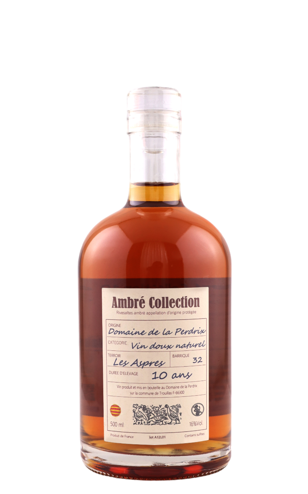 Domaine de la Perdrix Rivesaltes Ambre Les Aspres Vin Doux Naturel Gift Box 2012 鷓鴣酒莊 麗維薩特 阿斯普雷斯 甜酒 禮盒