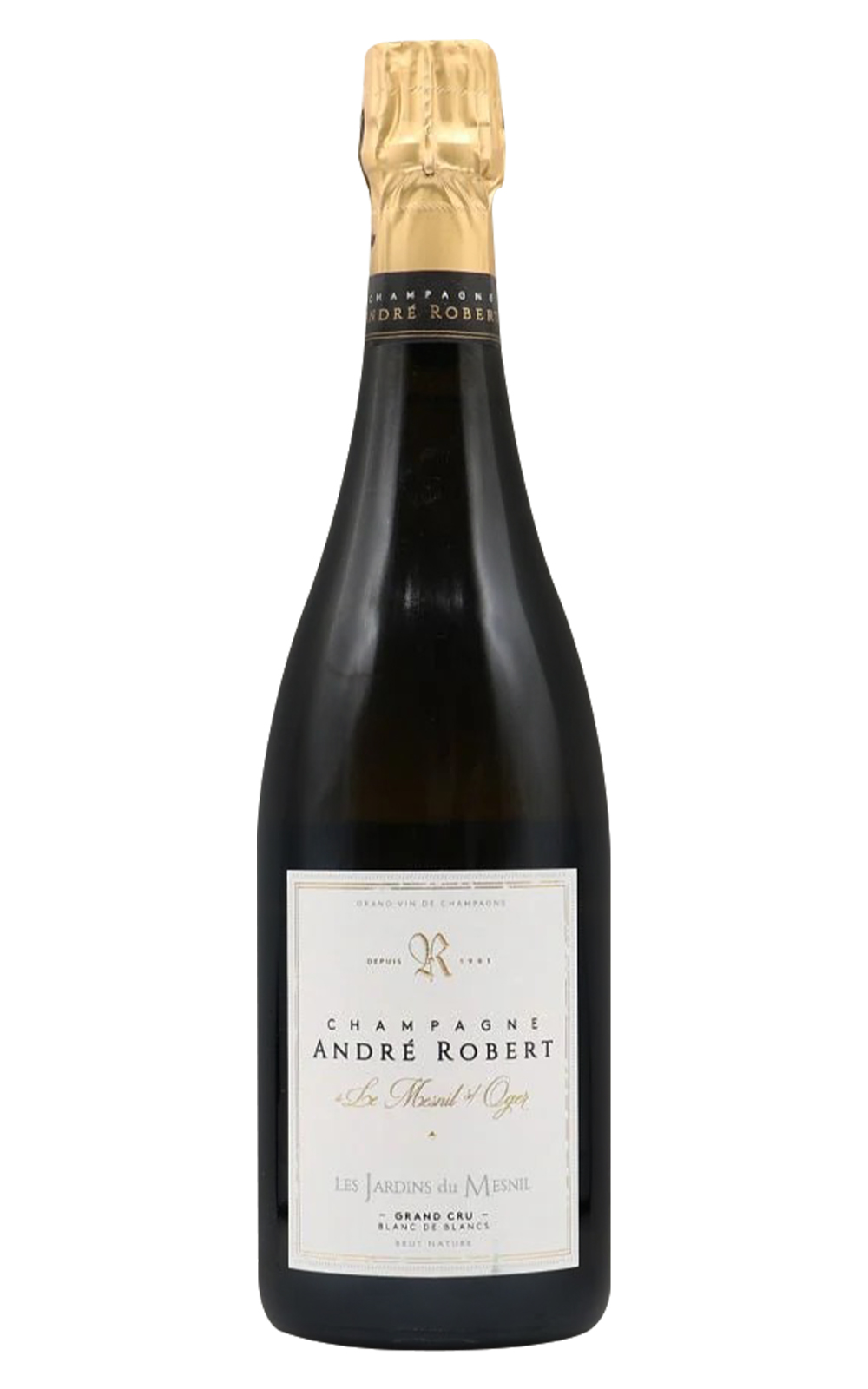 Champagne Andre Robert Les Jardins du Mesnil Grand Cru Blanc de Blancs Brut Nature NV 安德烈 羅伯特香檳 梅斯尼花園 特級園 白中白不甜香檳
