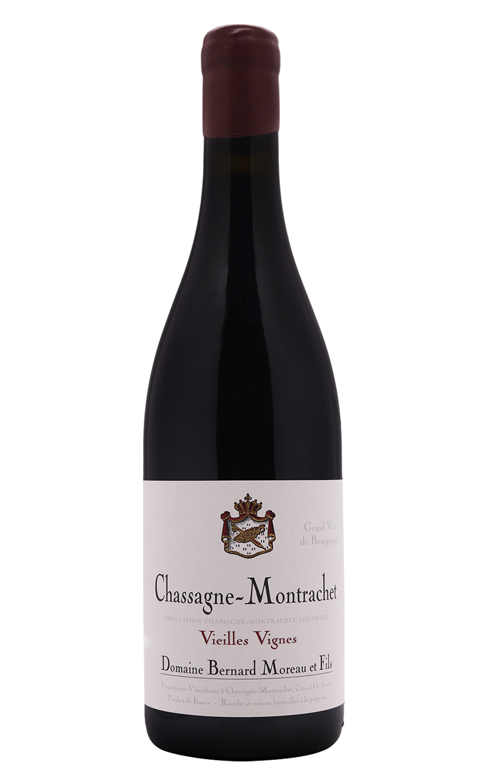 Domaine Bernard Moreau et Fils Chassagne Montrachet Vieilles Vignes Rouge 2020 伯納 莫羅酒莊 夏山蒙哈榭 老藤紅酒