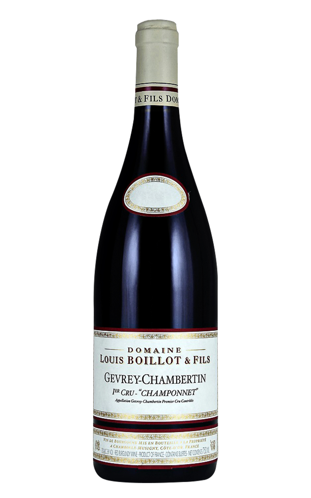 Domaine Louis Boillot Fils Gevrey Chambertin 1er Cru Champonnet 2019 路易 布由酒莊 哲維瑞香貝丹 香朋內 一級園紅酒