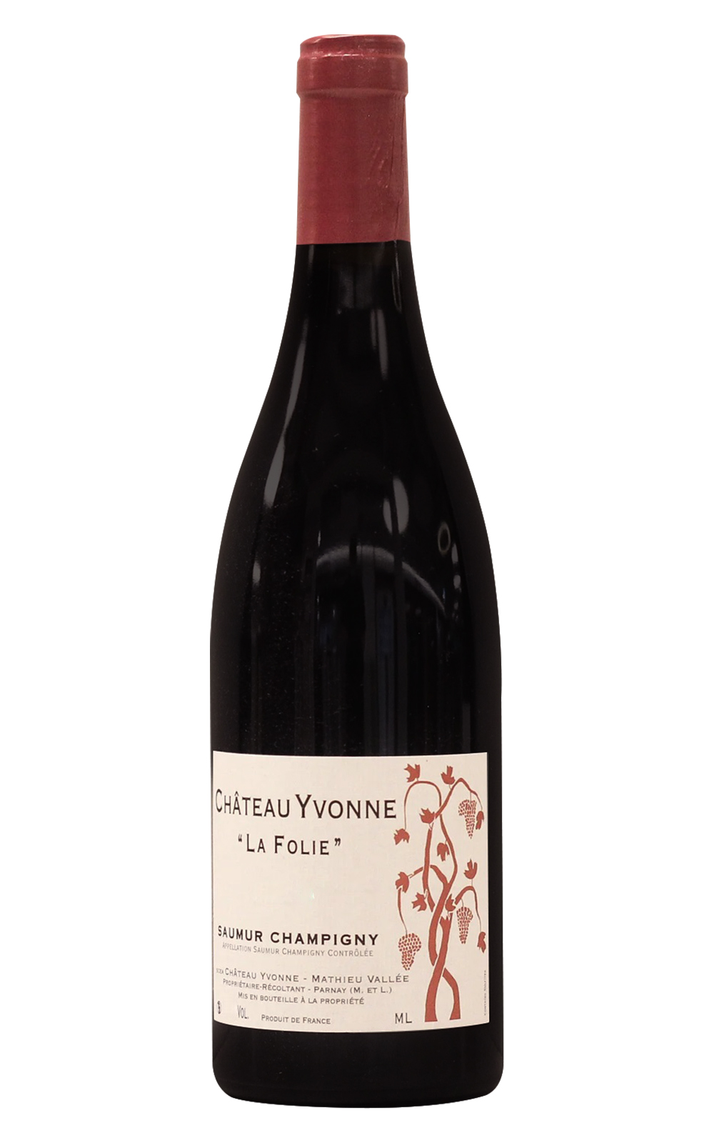 Chateau Yvonne Saumur Champigny La Folie 2021 伊馮堡 索米爾香皮尼 瘋狂 紅酒