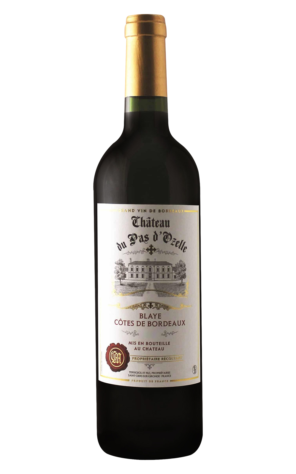 Chateau du Pas d Ozelle Blaye Cotes de Bordeaux 2022 帕歐澤堡 波爾多布拉伊丘紅酒