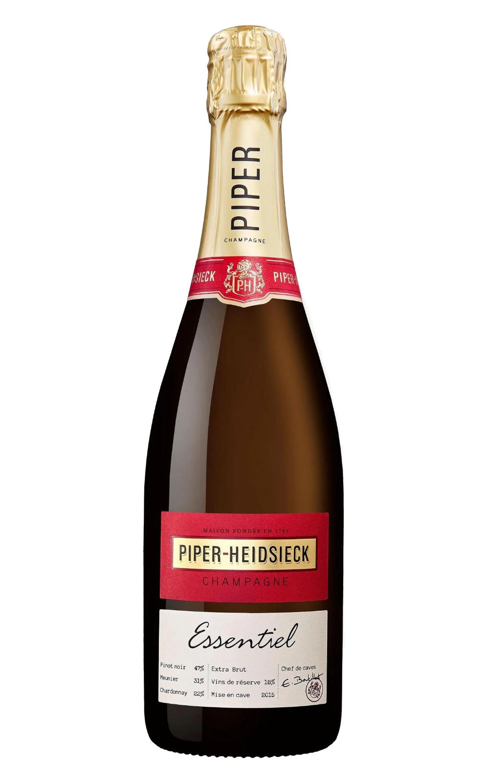 Champagne Piper Heidsieck Essentiel Extra Brut NV 派普 愛希克香檳 精粹系列 不甜香檳