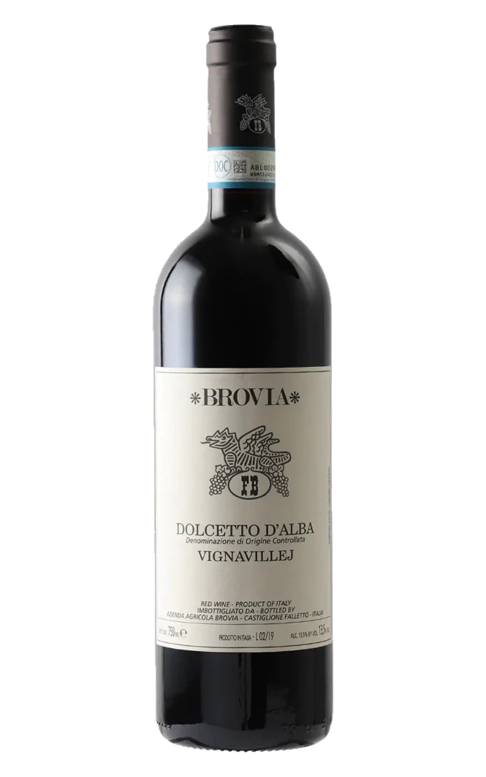 Brovia Dolcetto d Alba Vignavillej 2021 布維亞酒莊 維萊園 阿爾巴多切托紅酒