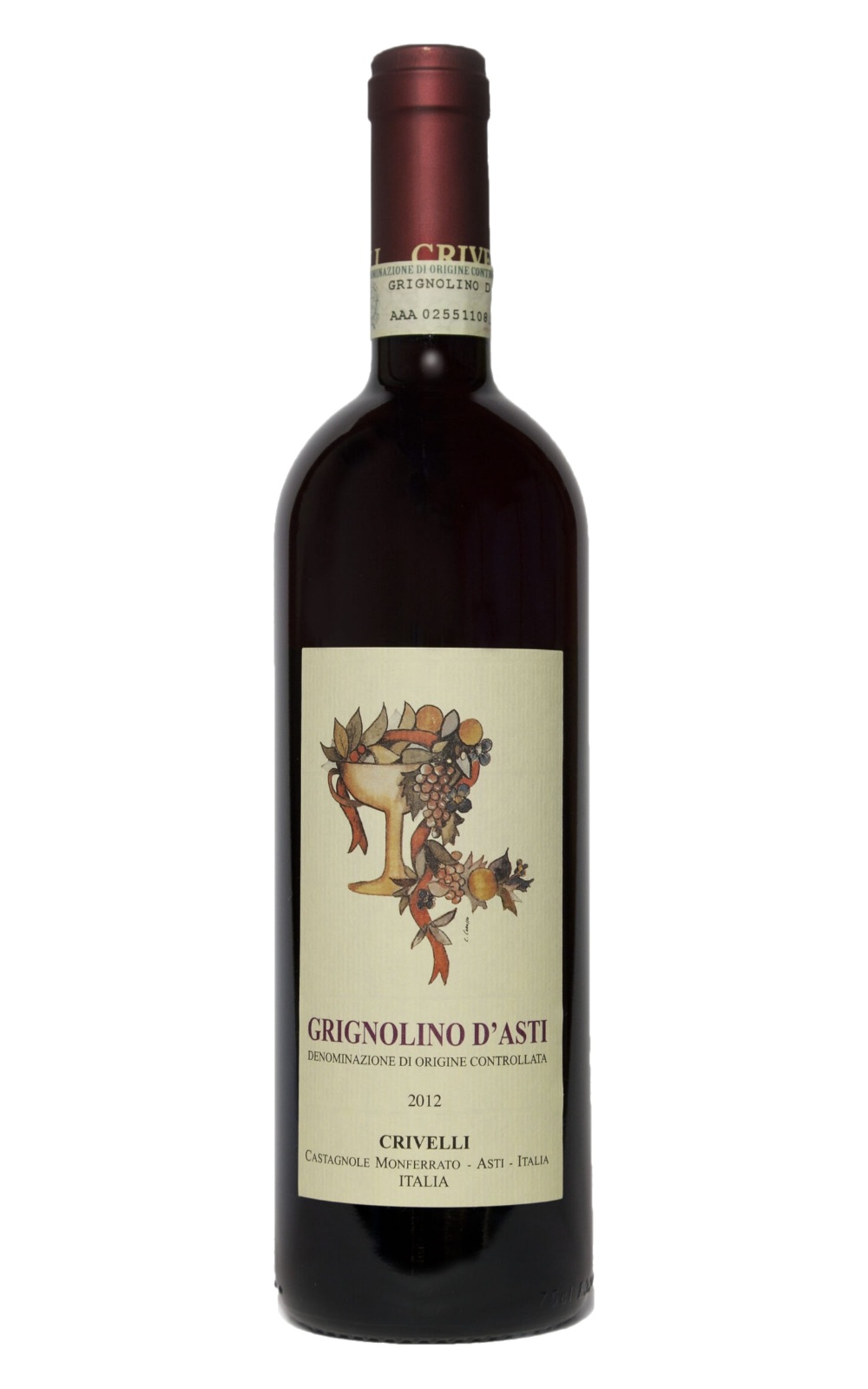Azienda Agricola Crivelli Grignolino d Asti 2022 克里韋利酒莊 阿斯提 格里露紅酒
