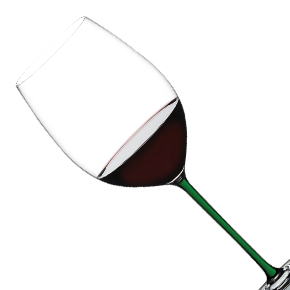 Riedel-Fatto A Mano Cabernet/Merlot Wine Glass (Green)